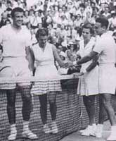 Enrique Morea: Final de Dobles Mixtos - Wimbledon 1953